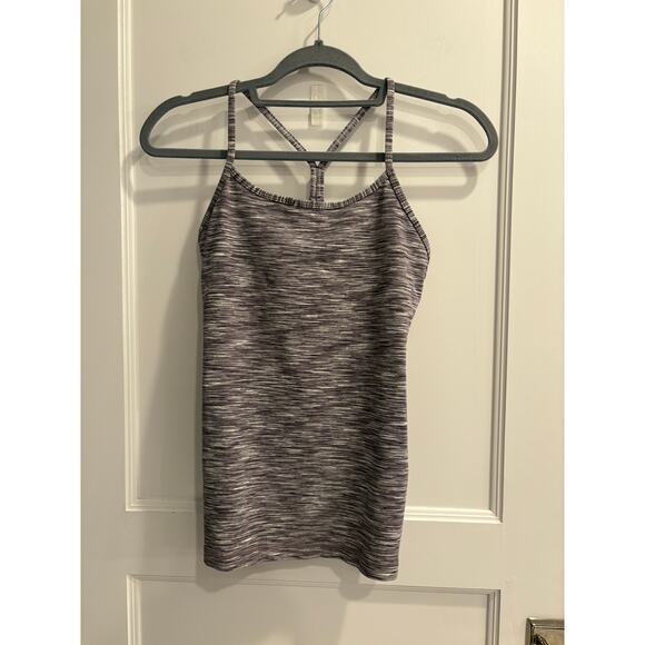 Lululemon Lot of Two 2 XS Racerback Tank Tops Blue Gray / Black - Picture 2 of 7